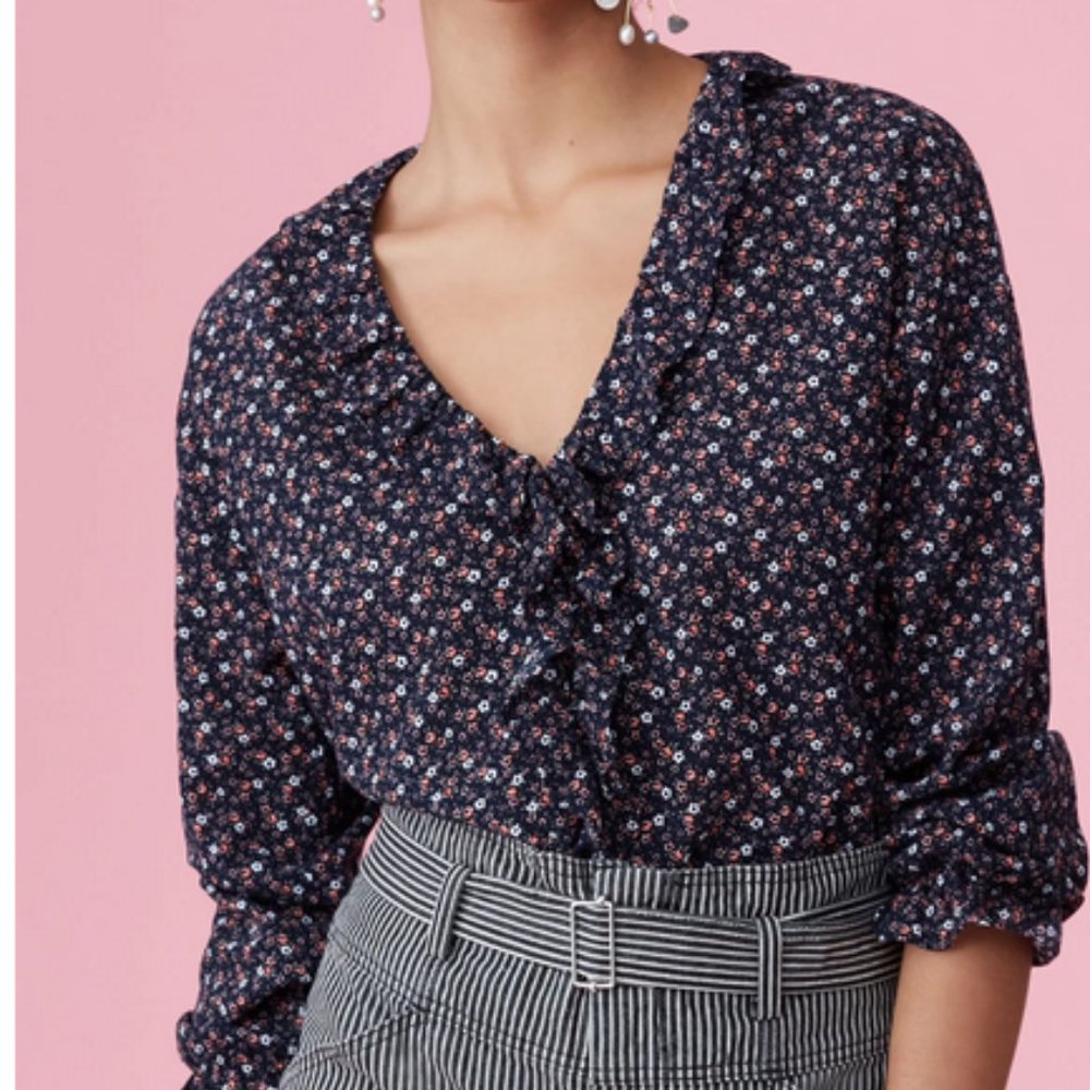 Rebecca Taylor La Vie Nadia Fleur Top